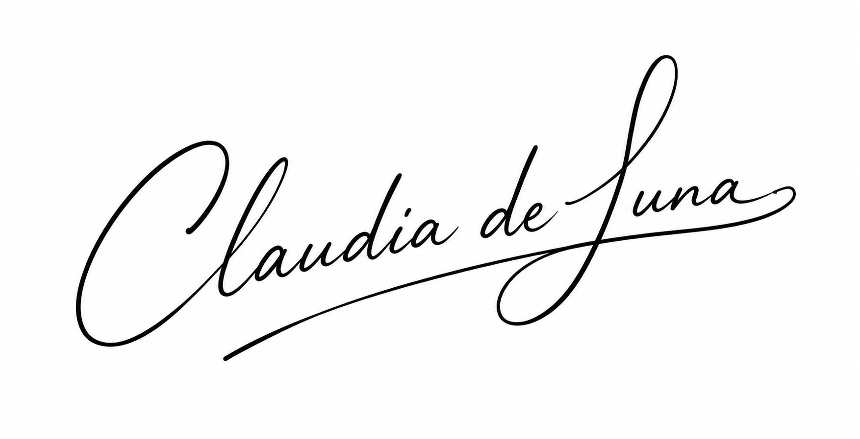 Claudia de Luna signature